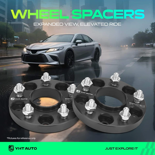 4 Pcs 0.79 inches Black 5x4.5 to 5x4.5 inches Wheel Spacers M12x1.25 66.1mm for 2013 INFINITI FX37