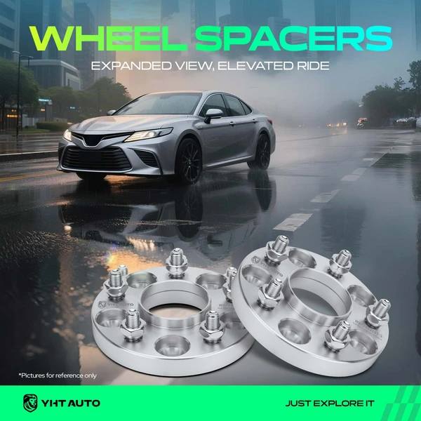 2 Pcs 0.79 inch Silver 5x4.5 to 5x4.5 inches Wheel Spacers M12x1.25 66.1mm for 1989-1992 Nissan 300ZX