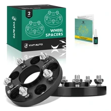 2 Pcs 0.79 inches Black 5x4.5 to 5x4.5 inches Wheel Spacers M12x1.5 64.1mm for 1997-2020 Honda CR-V