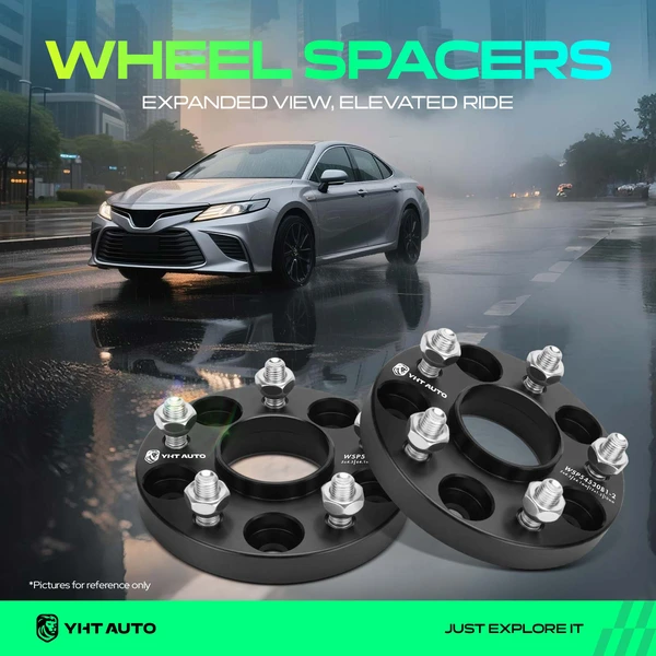 2 Pcs 0.79 inches Black 5x4.5 to 5x4.5 inches Wheel Spacers M12x1.5 64.1mm for 1995-2004 Honda Odyssey
