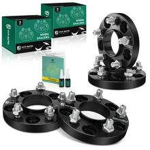 4 Pcs 0.79 inch Black 5x4.5 to 5x4.5 inches Wheel Spacers M14x1.5 70.5mm for 2020-2023 Lincoln Aviator