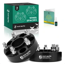 2 Pcs 1.5 inches Black 5x4.5 to 5x4.5 inches Wheel Spacers M14x1.5 71.5mm for 2005-2023 Chrysler 300