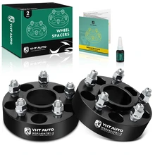 2 Pcs 1.5 inches Black 5x4.5 to 5x4.5 inches Wheel Spacers M14x1.5 71.5mm for 2005-2023 Chrysler 300
