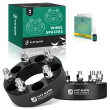 2 Pcs 1.5 inches Black 5x4.5 to 5x4.5 inches Wheel Spacers M14x1.5 82.5mm for 2005-2023 Chrysler 300