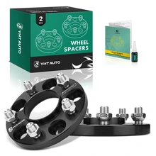 2 Pcs 0.59 inches Black 5x4.5 to 5x4.5 inches Wheel Spacers M14x1.5 70.5mm for 2017-2020 Ford GT