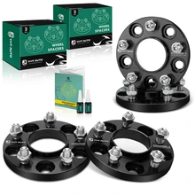 4 Pcs 0.59 inches Black 5x4.5 to 5x4.5 inches Wheel Spacers M14x1.5 70.5mm for 2020-2023 Lincoln Aviator