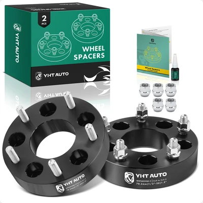 2 Pcs 5x5 inch to 5x5.5 inch Wheel Adapter 1/2 inch-20 78.3mm 1.5 inch