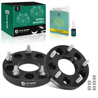 2 Pcs 5x5 inch to 5x5.5 inch Wheel Adapter 1/2 inch-20 78.3mm 1 inch