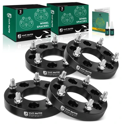 4 Pcs 5x5 inch to 5x5.5 inch Wheel Adapter 1/2 inch-20 78.3mm 1 inch