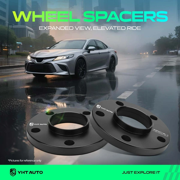 2 Pcs 0.59 inches Black 5x4.72 to 5x4.72 inches Wheel Spacers M12x1.5 72.56mm for 1996-2000 2007-2011 BMW 328i