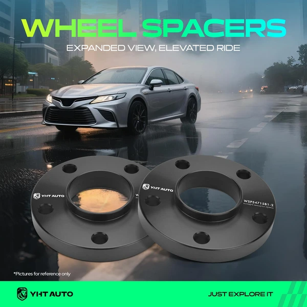 2 Pcs 0.79 inch Black 5x4.72 to 5x4.72 inches Wheel Spacers M12x1.5 72.56mm for 2010 BMW 550i GT