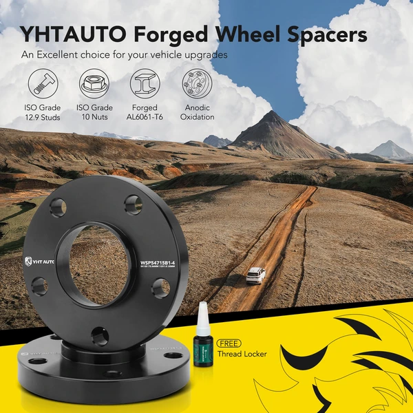 4 Pcs 0.79 inch Black 5x4.72 to 5x4.72 inches Wheel Spacers M12x1.5 72.56mm for BMW 530i