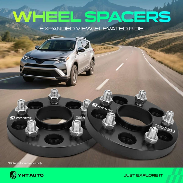4 Pcs 0.79 inch Black 5x4.72 to 5x4.72 inches Wheel Spacers M14x1.5 66.9mm for 2010-2016 Buick LaCrosse