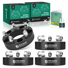 4 Pcs 1.5 inches Black 5x5 to 5x5 inches Wheel Spacers M14x1.5 87.1mm for 2011-2023 Dodge Durango