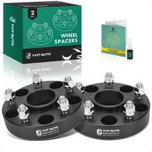 2 Pcs 1.25 inches Black 5x5 to 5x5 inches Wheel Spacers 0.5 inch x 20 71.5mm for 2007-2018 Jeep Wrangler