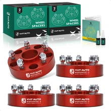 4 Pcs 1.5 inches Red 5x5 to 5x5 inches Wheel Spacers 0.5 inch x 20 71.5mm for 1999-2010 Jeep Grand Cherokee