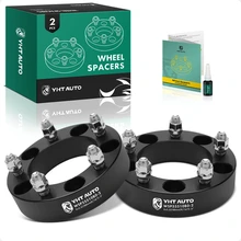 2 Pcs 1.5 inches Black 5x5.5 to 5x5.5 inches Wheel Spacers 0.5625 inch 108mm