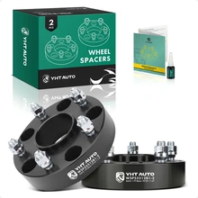 2 Pcs 1.5 inches Black 5x5.5 to 5x5.5 inches Wheel Spacers 0.5625 inch 77.8mm