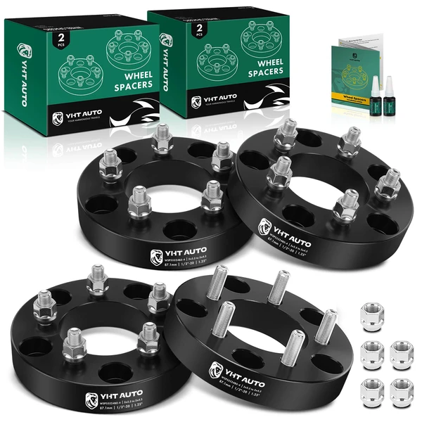 4 Pcs 5x5.5 to 5x4.5 inches Wheel Adapter 1/2-20 87.1mm 1.25 inches for 1994-2001 Dodge Ram 1500