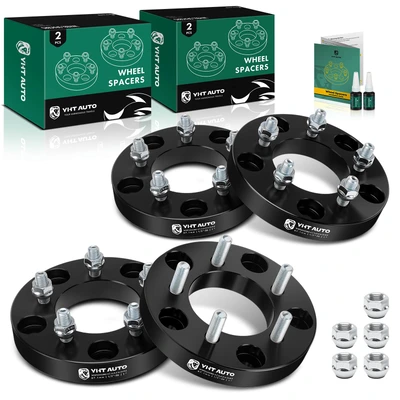 4 Pcs 5x5.5 to 5x4.5 Wheel Adapter 1/2 inch-20 87.1mm 1 inch