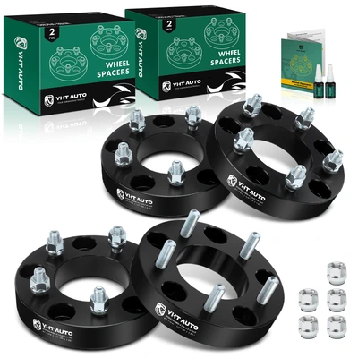 4 Pcs 5 x 5.5 inch to 5 x 5 inch Wheel Adapters 1/2-20 87.1mm 1.25 inch