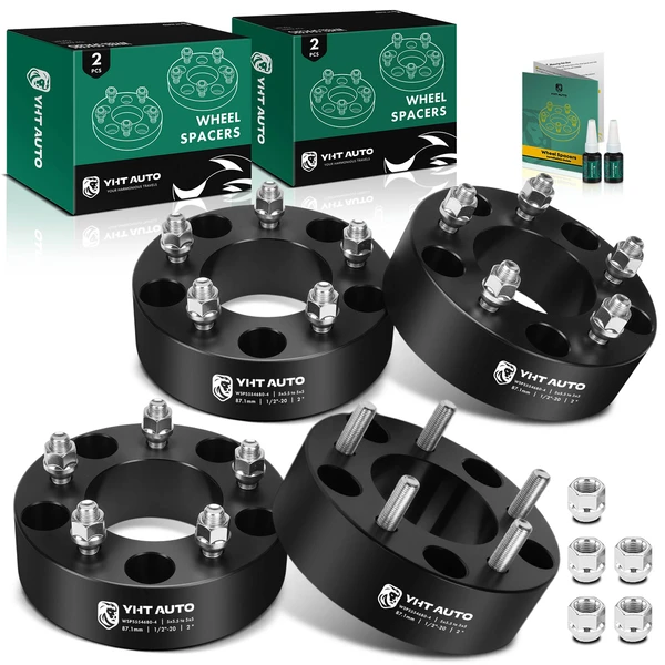 4 Pcs 5x5.5 to 5x5 inches Wheel Adapter 1/2-20 87.1mm 2 inches for 1994-2001 Dodge Ram 1500