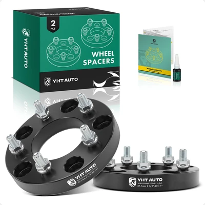 2 Pcs 5 x 5.5 inch to 5 x 5 inch Wheel Adapters 1/2-20 87.1 mm 1 inch