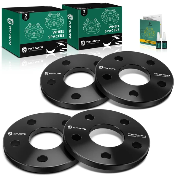 4 Pcs 5x100mm Wheel Spacers 56.1mm 12mm for Subaru Outback Forester Impreza Saab