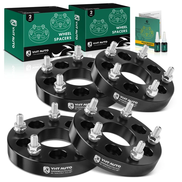 4 Pcs 5x110mm to 5x127mm Wheel Adapters 12x1.5 inch 65.1mm 1.25 inch for 2005-2010 Chevrolet Cobalt