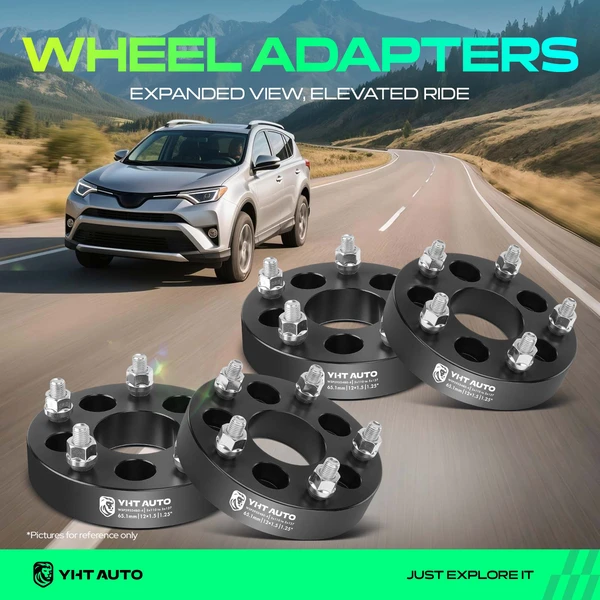 4 Pcs 5x110mm to 5x127mm Wheel Adapters 12x1.5 inch 65.1mm 1.25 inch for 2008-2009 Saturn Astra