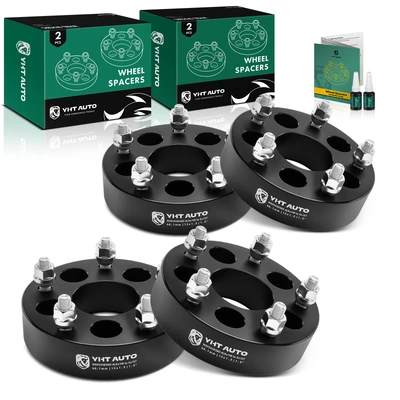 4 Pcs 5x110 to 5x127 mm Wheel Adapters 12x1.5 65.1mm 1.5 inches