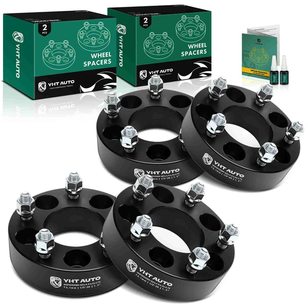 4 Pcs 5x4.5 to 5x4.75 inches Wheel Adapter 1/2-20 73.1mm 1.5 inches for 1997-2010 Mercury Mountaineer