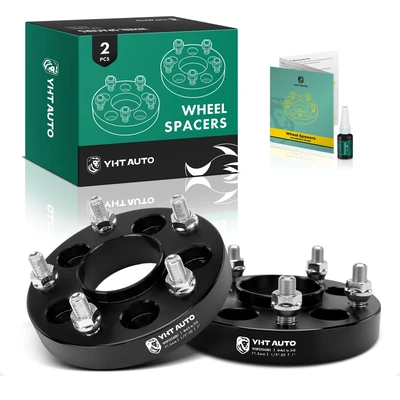 2 Pcs 5x4.5 inch to 5x5 inch Wheel Adapter 1/2 inch-20 71.5mm 1 inch