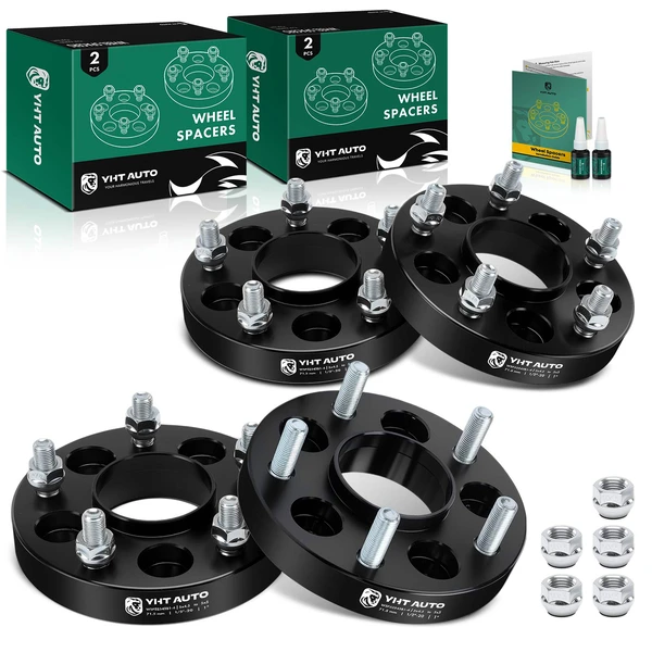 4 Pcs 5x4.5 inch to 5x5 inch Wheel Adapter 1/2 inch-20 71.5mm 1 inch for 2004-2007 Ford Freestar