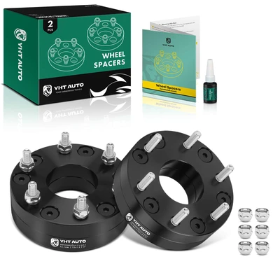 2 Pcs 5x4.5" to 6x5.5" Wheel Adapter 12x1.5" 73.1mm 2"
