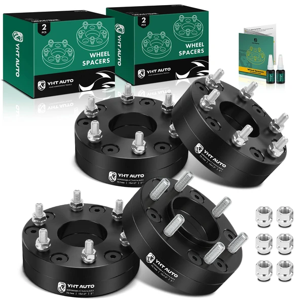 4 Pcs 5x4.5 to 6x5.5 inches Wheel Adapter 12x1.5 inches 73.1mm 2 inches for 1995-2004 Honda Odyssey