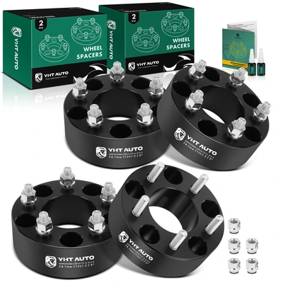 4 Pcs 5x4.75 inch to 5x4.5 inch Wheel Adapters 12x1.5 inch 74.1mm 2 inch