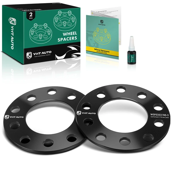 2 Pcs 5 x 4.75" 5 x 4.5" Wheel Spacers 78.1mm 6mm for 2013-2016 Honda CR-Z