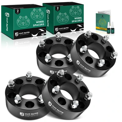 4 Pcs 5x4.75 to 5x5 inches Wheel Adapters 12x1.5 inches 74.1 mm 2 inches