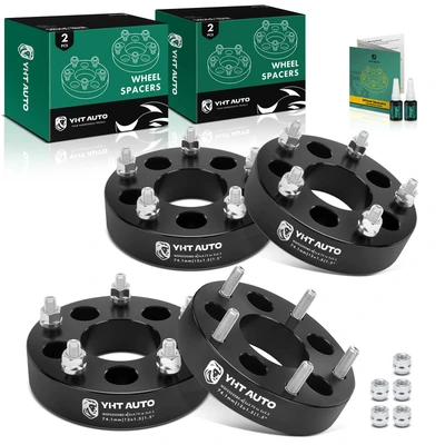 4 Pcs 5 x 4.75 inch to 5 x 5.5 inch Wheel Adapters 12x1.5 inch 74.1mm 1.5 inch