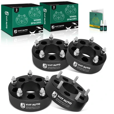 4 Pcs 5 x 4.75 inch to 5 x 5.5 inch Wheel Adapters 12x1.5 inch 74.1 mm 2 inch