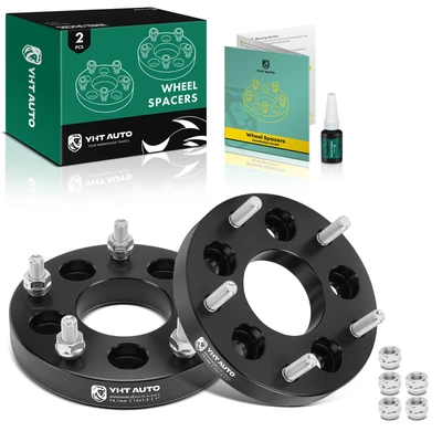 2 Pcs 5x4.75 inch to 5x5.5 inch Wheel Adapters 12x1.5 inch 74.1mm 1 inch