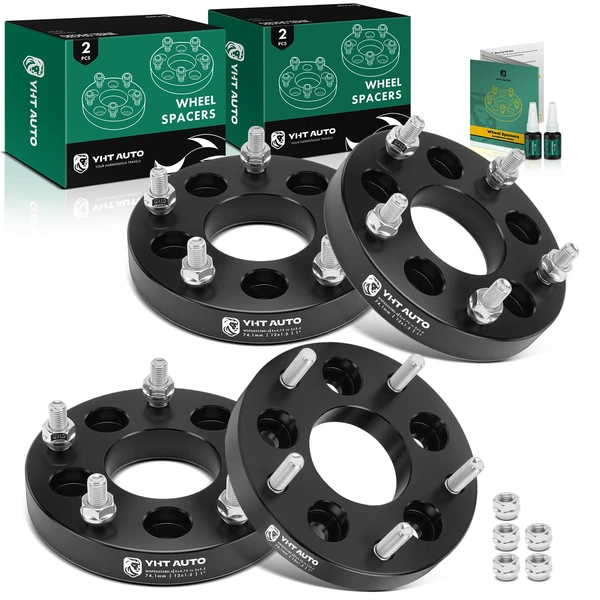 4 Pcs 5x4.75 inch to 5x5.5 inch Wheel Adapters 12x1.5 inch 74.1mm 1 inch for 1982-2004 Chevrolet S10