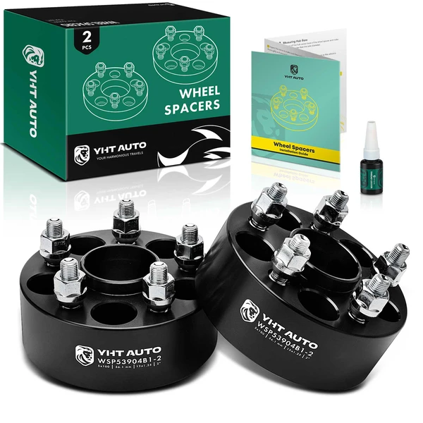 2 Pcs 2 inches Black 5x3.94 to 5x3.94 inches Wheel Spacers M12x1.25 56.1mm for 2013-2016 Scion FR-S