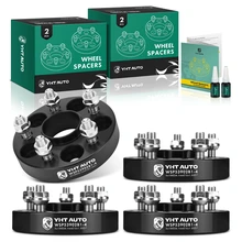 4 Pcs 1 inch Black 5x3.94 to 5x3.94 inches Wheel Spacers M12x1.25 56.1mm for 1998-2019 Subaru Forester