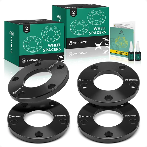 4 Pcs 5x112 Wheel Spacers 66.6mm 12mm for 2005-2014 Audi A4