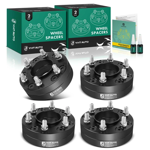 4 Pcs 5x135mm to 6x135mm Wheel Adapter 14x2.0 inch 87.1mm 2 inch for Ford F-150 Lincoln