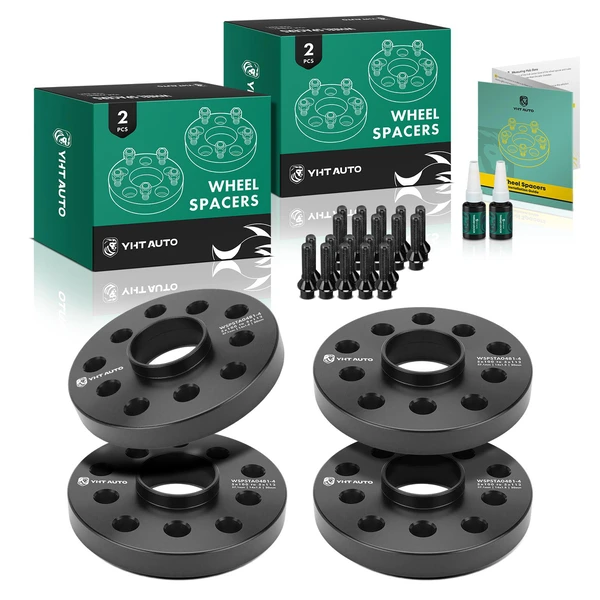 4 Pcs 5x100 to 5x112 Wheel Adapters M14x1.5 57.1mm 20mm for VW Beetle Golf Jetta