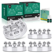 4 Pcs 1 inch Silver 5x4.5 to 5x3.94 inches Wheel Adapters M12x1.25 56.1mm for 1993-2021 Subaru Impreza