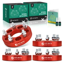 4 Pcs 1 inches Red 5x4.5 to 5x3.94 inches Wheel Adapters M12x1.5 64.1mm for 2008-2014 Scion xD